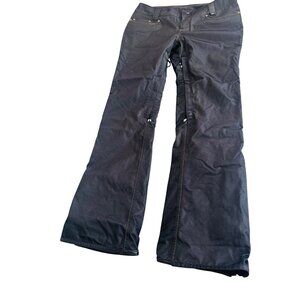 Holden Women's Black Snowboard Pants Size Large With Back Zipper Pockets